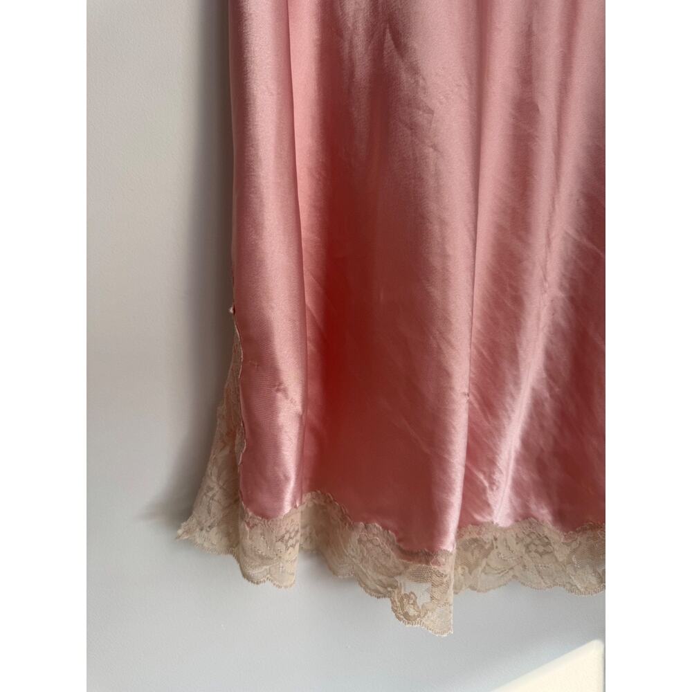 Victoria's Secret Pink Satin Lace Slip Chemise - Picture 9 of 9